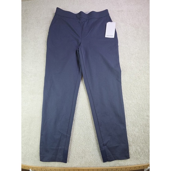NWT Ministry Of Supply Womens Pants Kinetic Pull On 10 Blue Gray - Picture 1 of 10
